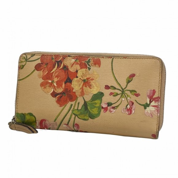 Gucci GG Blooms Long Wallet 410102 Pink Women's - Picture 1 of 13